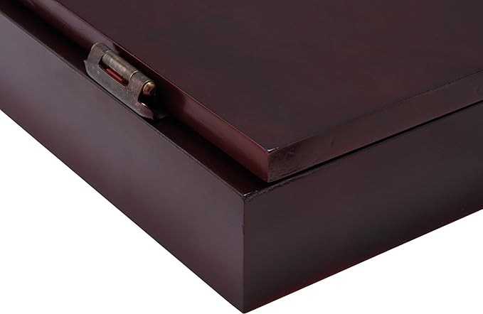 Viper Metropolitan Solid Wood Cabinet & Sisal/Bristle Dartboard Play-Ready Bundle: Elite Set (Razorback Dartboard, Darts and Laser Throw Line), Mahogany Finish