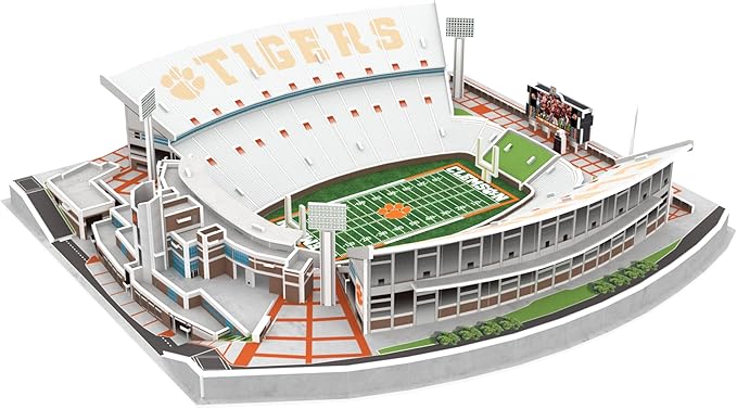 Pro-Lion 3D Jigsaw Puzzle of Jordan-Hare Stadium -94 Pieces | Home of Clemson Tigers | NCAA Football Gifts for Age 7+