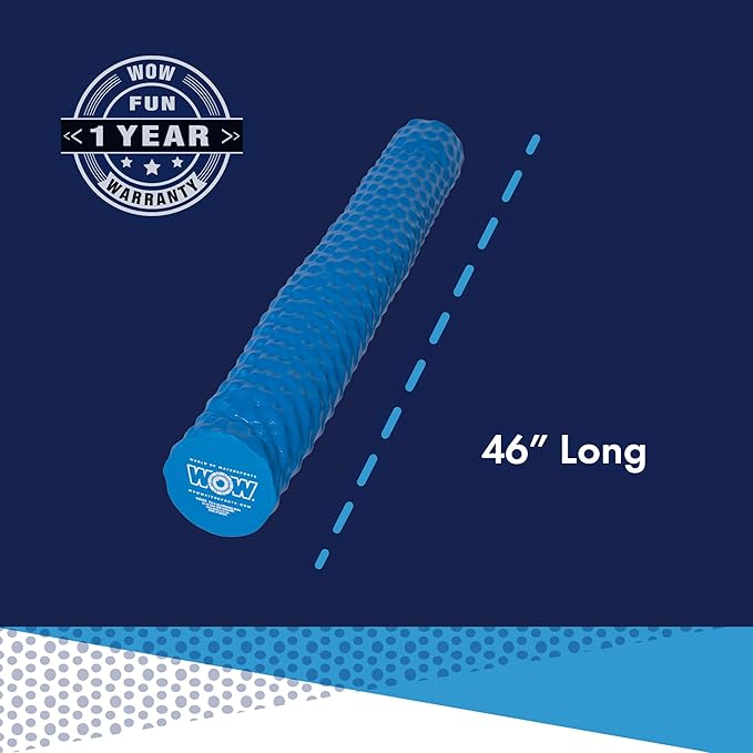 WOW World of Watersports First Class Foam Pool Noodles for Swimming and Floating, Pool Floats, Lake Floats