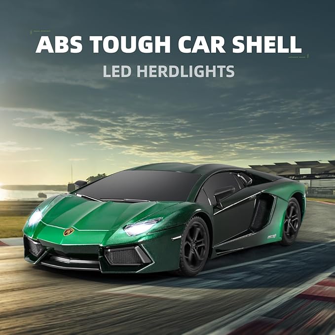 MIEBELY Lamboghini RC Car - 1:24 Scale Lambo Toy Car 3.7V 500mAh, LP700 Fast Remote Control Car for Boys 8-12, Rc Race Car Model Birthday Gifts for Kids Adults Boys Girls Age 6-12 Year Old