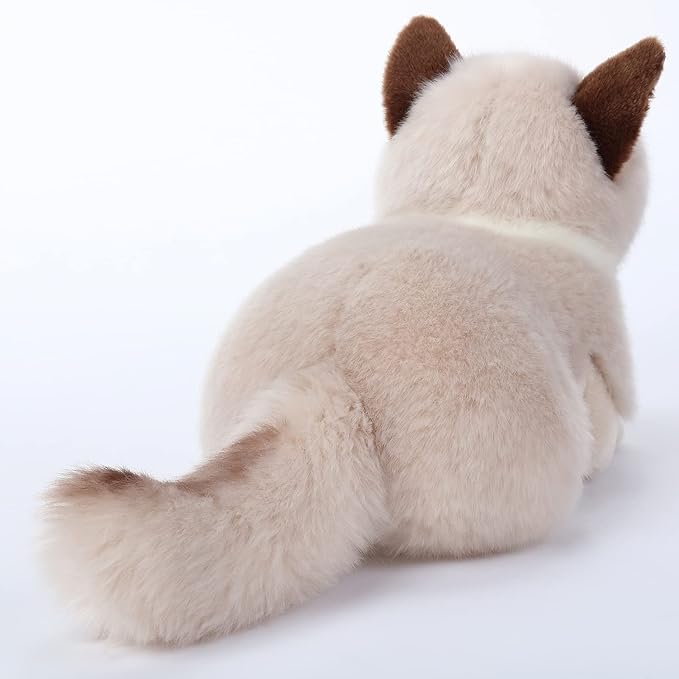 Adorable Stuffed Animals Cat -Handmade Plush Soft Cat -Present Gift for Boys/Girls (Sleeping Ragdoll Cat)
