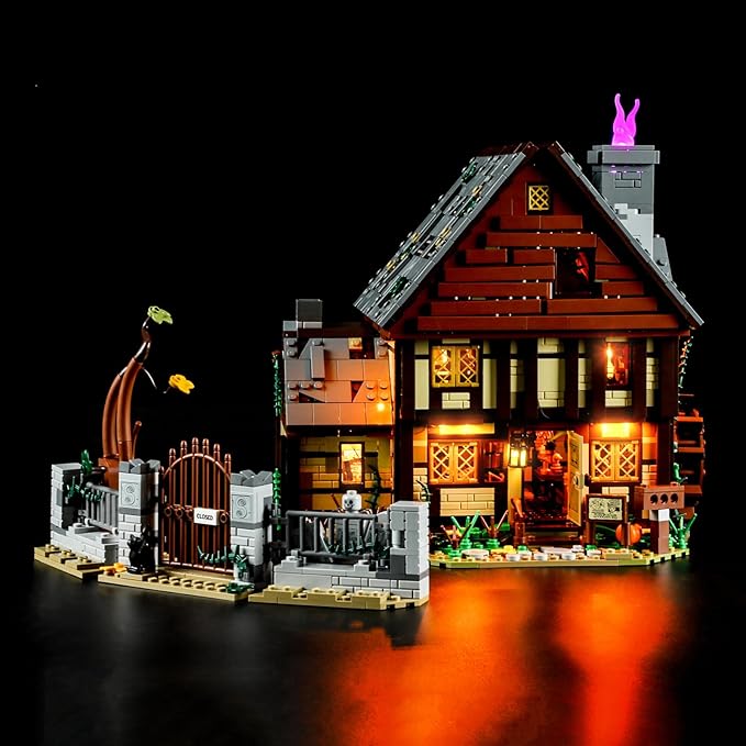 LIGHTAILING Light for Lego- 21341 Disney Hocus Pocus: The Sanderson Sisters' Cottage - Led Lighting Kit Compatible with Lego Building Blocks Model - NOT Included The Model Set