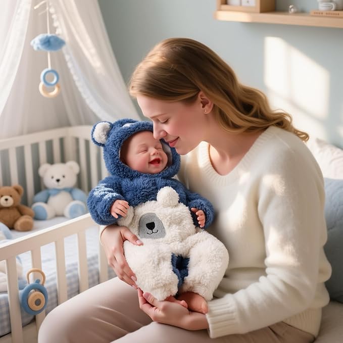 BABESIDE Reborn Baby Dolls Boy 20 Inch - Lifelike Smiling Realistic Baby Doll Boy with Soft Vinyl Body, Poseable Limbs, Real Baby Doll with Accessories for Kids, Collectors & Gifts