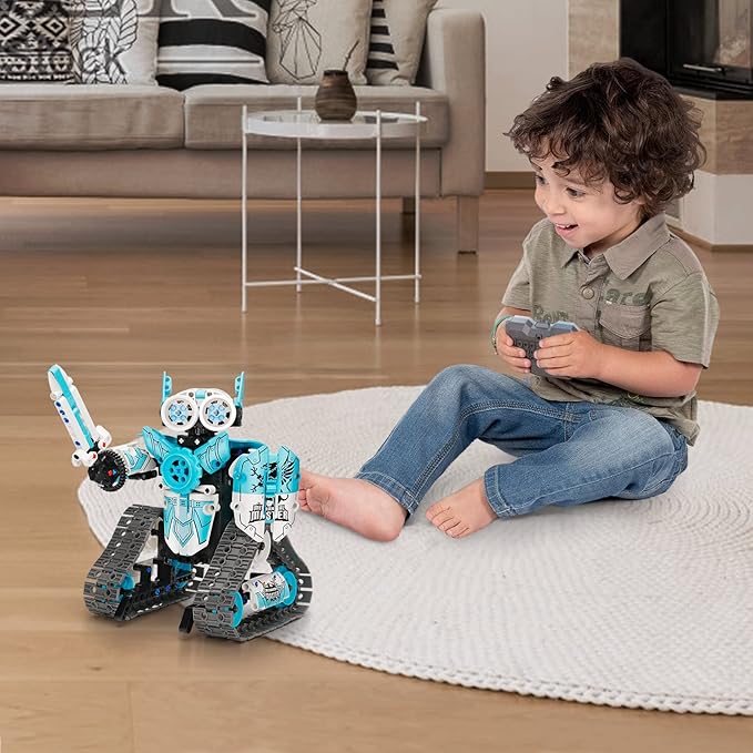 PREPOP Remote Control Robot Building Kits for Kids 6-12- 3 in 1 STEM Projects APP/RC Robotics for Kids Ages 8-12 and up, Christmas Birthday Gifts Toys for Boys and Girls