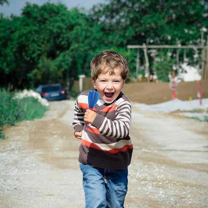 80 Pcs Finger Rocket Kids Outdoor Flying Toys Beach Games Toys for Ages 14 and up Backyard Games for Kids Babyboy Baby Plaything Toy Airplane Child Pearl Cotton Suspenders