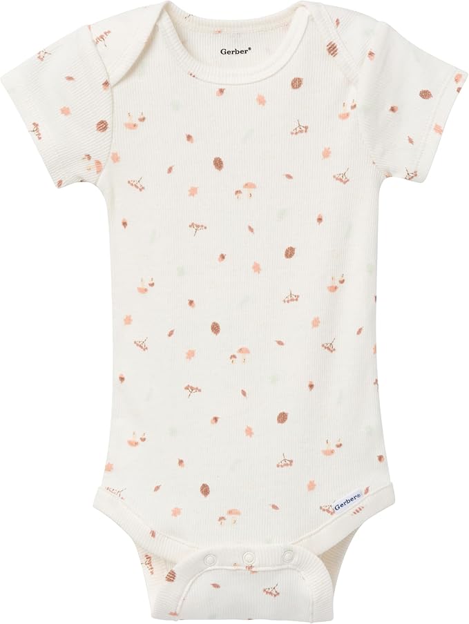 Gerber Baby Girls' 6-Pack Long-Sleeve Onesies Bodysuits