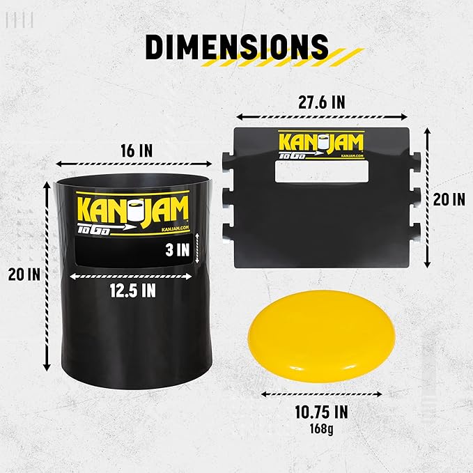 Kan Jam Disc Toss Game - American Made Outdoor Game for The Backyard, Beach, Park, Tailgates - Original, Illuminate, Pro, Travel Edition, and Carry Bag Only