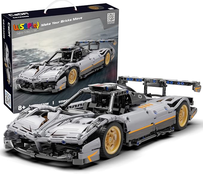 Collectible Model Car Kits for Adults to Build – Car Models Kits to build for Adults and Kids- Model Car Building Set 1:12 Scale with 959 Pieces - Great Birthday Gift for Adults, Teenagers and Kids