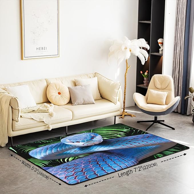 Guitar Area Rug 5x7, Beth Rugs, Rock Music Carpet for Kids Boys Girls, Marble Music Theme Hippie Modern Non Slip Decorative Rug for Living Room