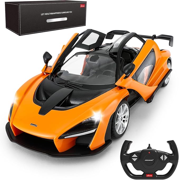 RASTAR 1/14 McLaren Senna Remote Control Car, Toy McLaren RC Car Doors Open