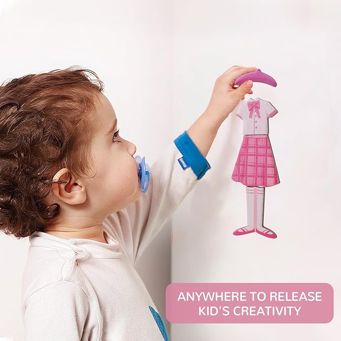 Toi Kids Magnet Toys Magnetic Jigsaw Puzzle Boxes with Game Board for Kids Ages 3-8, Preschool Tabletop Toy for Toddlers, Portable Travel Game, Princess