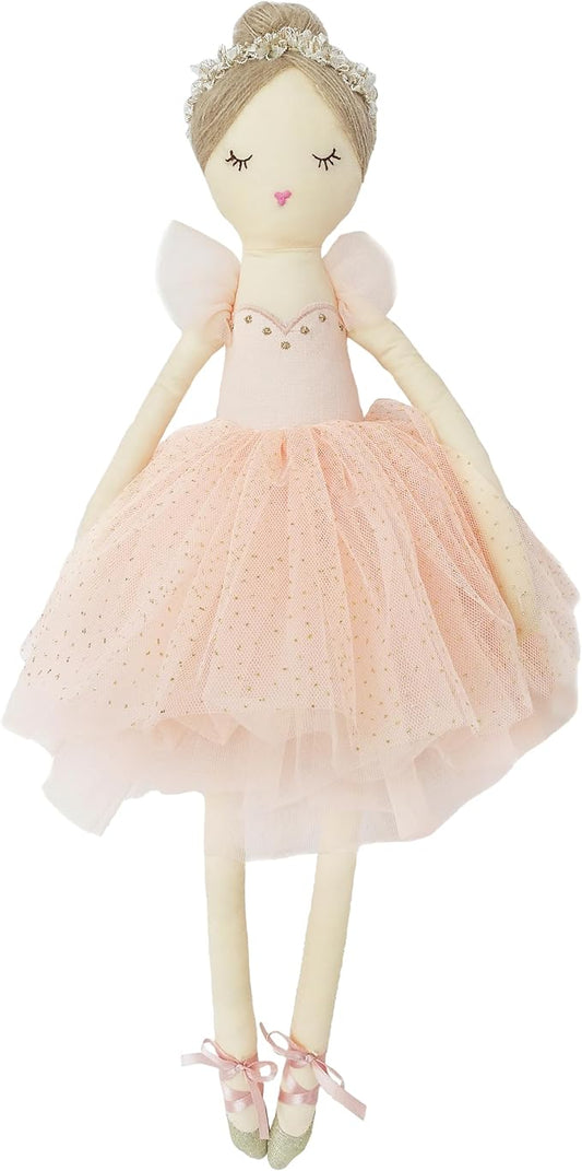 MON AMI Belle The Ballerina Stuffed Doll – 22”, Plush Ballerina Doll for Girls, Use as Toy or Room Decor