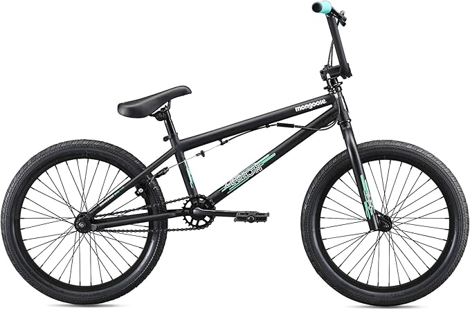 Mongoose Legion Kids Freestyle Sidewalk BMX Bike, Beginner Riders, Boys and Girls, 16-20-inch Wheels, Hi-Ten Steel Frame, Micro Drive BMX Gearing