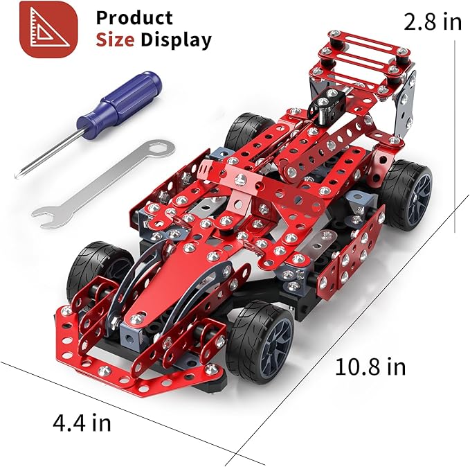 STEM Building Projects Toys - Model Car Kit DIY Building STEM Projects Toys for Kids Boys Girls Ages 8-12-16, Assembly Science Kit Model Car Birthday Gift Toys for Kids Boys 8 9 10 11 12 Years Old
