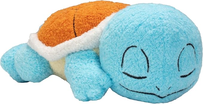 Pokémon 5" Sleeping Squirtle, Charmander, Bulbasaur Starter Plush 3-Pack - Officially Licensed - Authentic Soft Stuffed Animal Toy Figure Set - Gift for Kids, Boys, Girls - 2+