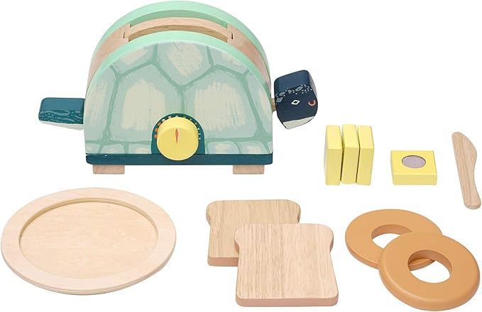 Manhattan Toy Toasty Turtle Toddler & Kids Pretend Play Cooking Toy Set