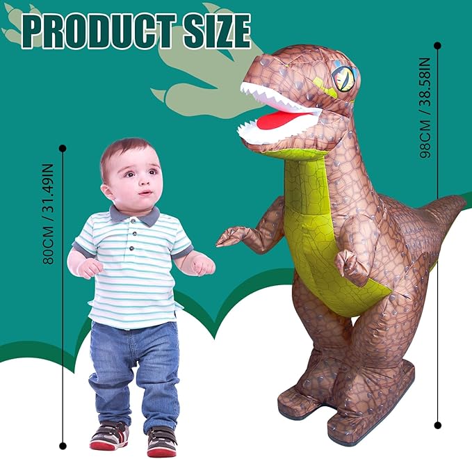 Rc Dinosaur Toy Inflatable Remote Control Cars Walking Forward Backward 360° Rotation Gifts for Boys Kids 3,4,5,6-12 Years Old
