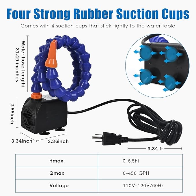 Water Table Pump, Kids Water Pump for Water Table, Summer Outdoor Splash Toys for Kids, Fun Summer Outdoor Toys