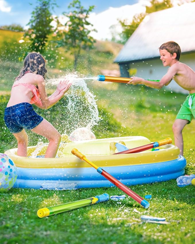 LQYoyz 18 PCS Water Gun - 16.5'' Water Soaker Blaster Bulk Squirt Gun for Kids Adults Water Game Fighting Toys for Summer Swimming Pool Beach Outdoor Activity