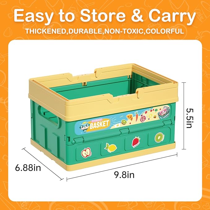 80Pcs Kitchen Playset, Toddler Pretend Cooking with Pots, Pans, Cookware, Food, Picnic Blanket, Fruits, Veges, Shopping Storage Basket, Dessert , Learning Gift for Girls Boys (Blue)