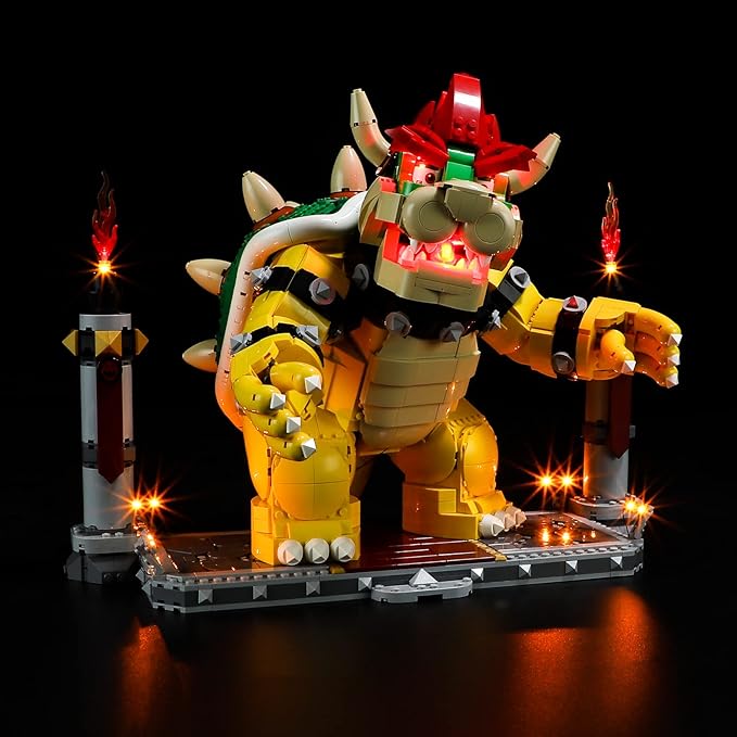LIGHTAILING Light for 71411 The Mighty-Bowser - Led Lighting Kit Compatible with Building Blocks Model - NOT Included The Model Set