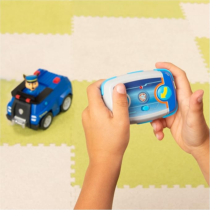 Paw Patrol 6054190 Chase Remote Control Police Cruiser with 2-Way Steering, for Kids Aged 3 and Up, Multicolour