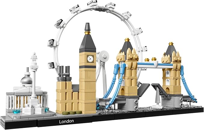 LEGO Architecture London Skyline Collection 21034 Building Set Model Kit and Gift for Kids and Adults (468 pieces)