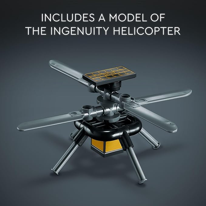 LEGO Technic NASA Mars Rover Perseverance Advanced Building Kit for Kids Ages 10 and Up, NASA Toy with Replica Ingenuity Helicopter, Gift for Kids Who Love Engineering and Science Projects, 42158