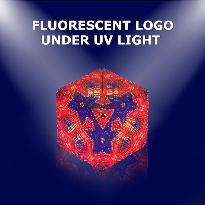 SHASHIBO Jumbie Shape Shifting Box - STEM Magnetic Fidget Cube That Transforms Into Over 70 Shapes, Download Fun in Motion Toys Mobile App (Fire Goddess)