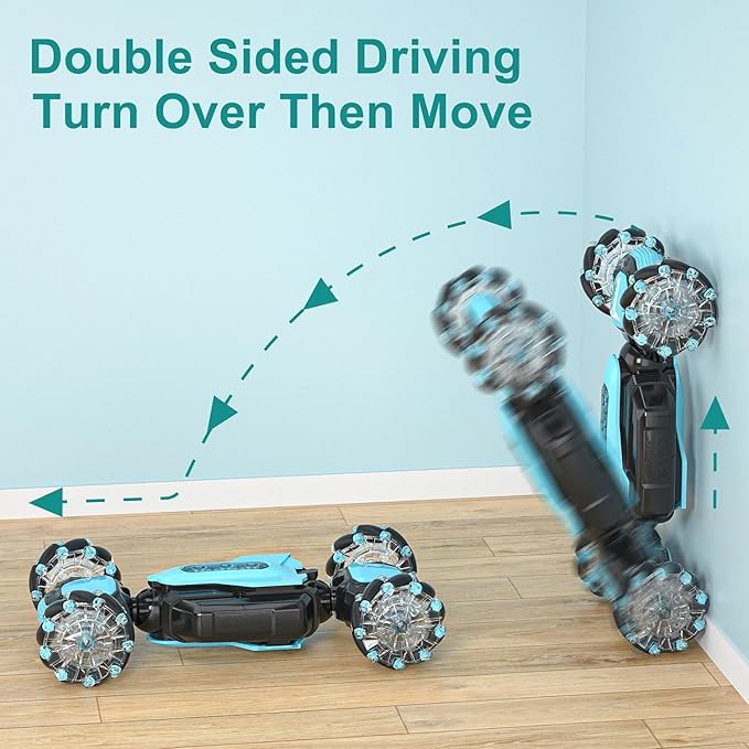 Gesture Sensing RC Stunt Car - 360 Rotating 4WD 2.4Ghz RC Car Toys for Boys 4-7 Birthday Present for Age 8-12