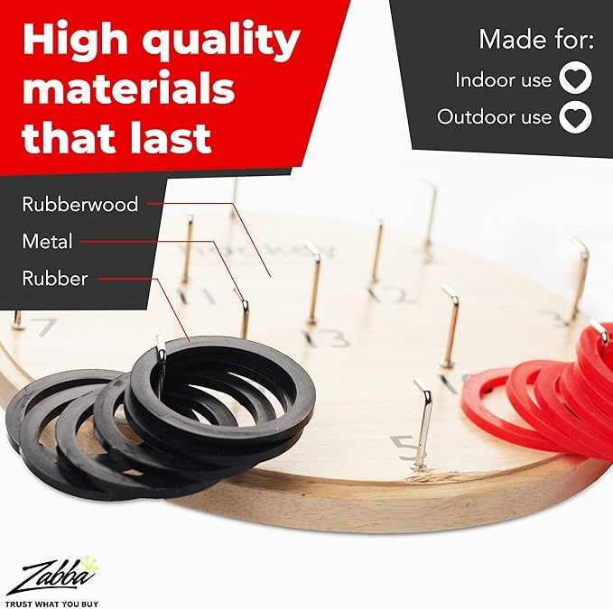 Elite Sportz Ring Toss Game -Games for Man Caves, Apartments, and Outdoor Fun - Gift for Adults and Kids - Indoor & Outdoor Games for Family and Friends - Dorm Games, Party Games, Gifts for Men Women