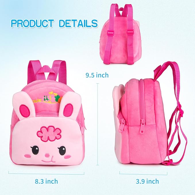 8 Pieces Reborn Doll Clothes Pink Accessories Set with Backpack for 17-22 inch Reborn Baby Doll Girl Clothing Kids Caring Set