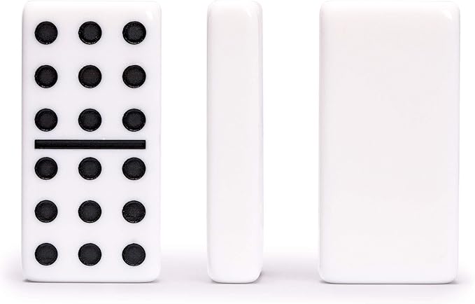 Yellow Mountain Imports Chicken Foot Complete Game Set with Double 9 Dominoes, Wooden Case, Hub, and Scorepad