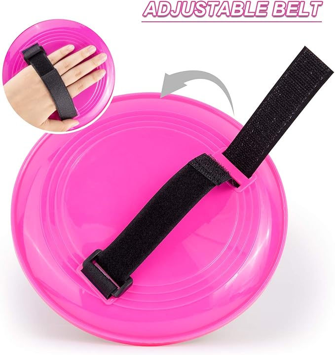 Kids Outdoor Toys - Toss and Catch Game Set, Outside Yard Camping Beach Pool Toys Games for Boys Girls 3 4 5 6 7 8 9 10 Year Old, 4 Paddles 4 Balls (Pink+Pink)
