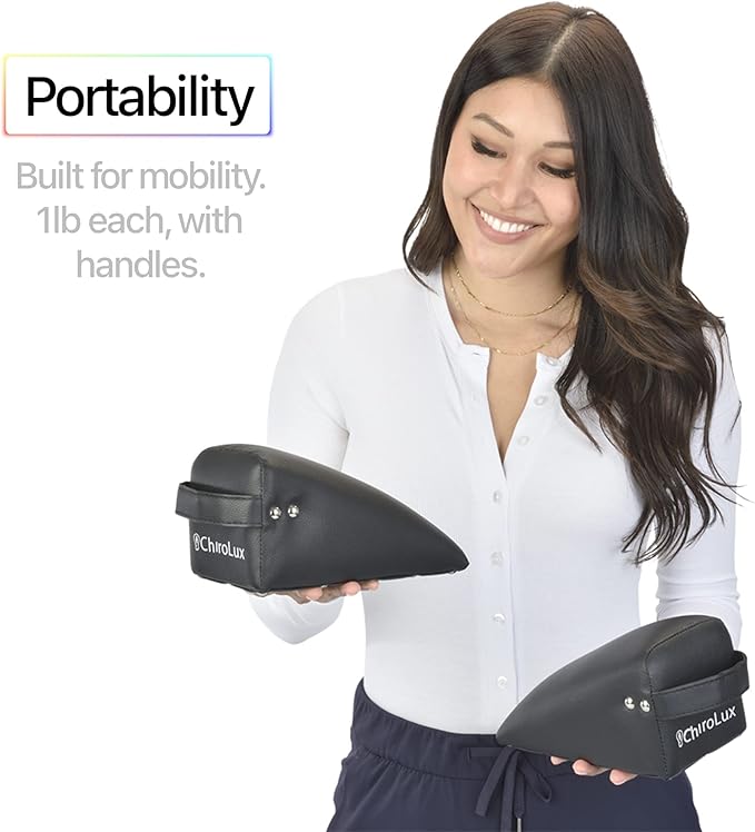 ChiroLux Blox - Dejarnette Style Pelvic Sacral SOT Blocks for Precision Adjustment. Discover Superior Sacral & Pelvic Support with Chiropractic SOT Blocks & Physical Therapy Wedges