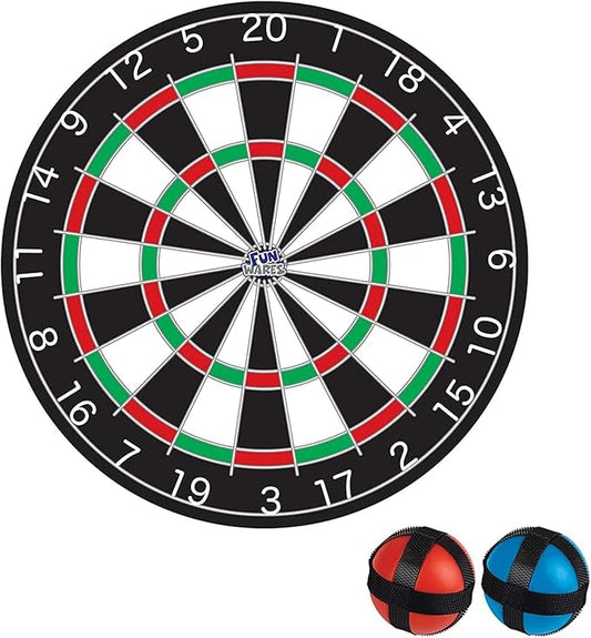 Funwares 36" Giant Dart Board for Adults and Kids, 25% Larger Than The Competition for Ultimate Indoor Fun and Outdoor Fun, Party Game for Families, Games for Kids 8-12, and Dart Game for Adults