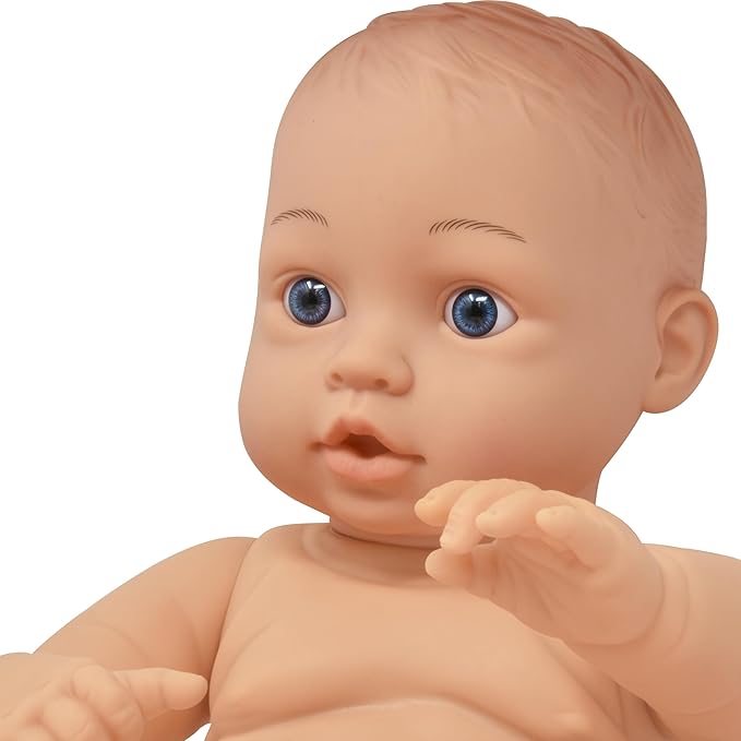 Gift Boutique Realistic 16" Baby Girl Doll with Accessories Pacifier Magic Bottle Bib Blanket Removable Clothes Lifelike Newborn Baby Doll Deluxe Gift Set for Girls Toddlers