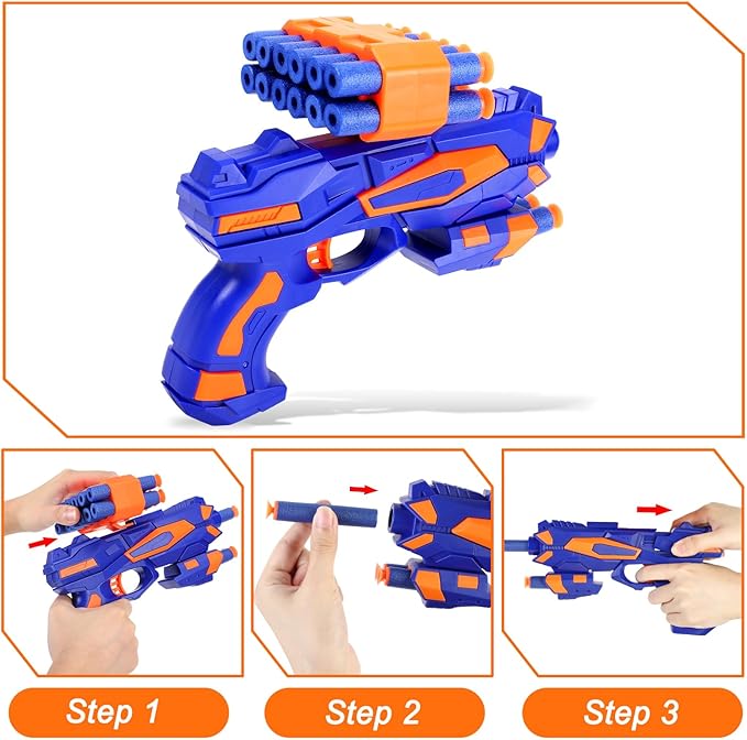 Target for Nerf Gun Practice, Plus Electric Digital Shooting Targets w/Blaster Scoring Auto Reset Target for Nerf Ideal Gift Toy for Kids, Teens, Boys and Girls Aged 5-12