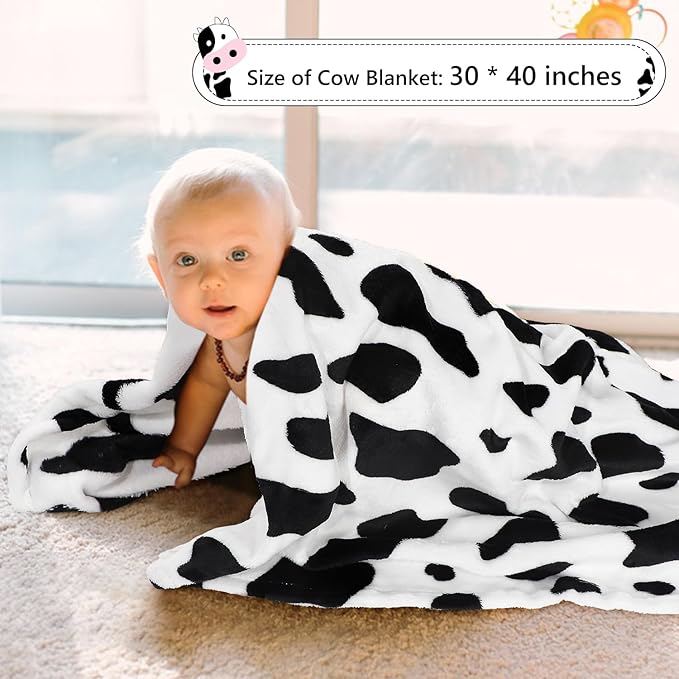 Baby Shower Gifts, Baby Gift Set for Newborn, Black and White High Contrast Baby Montessori Toys 0-6 Months Infant Rattle Socks Blanket Onesies, New Baby Gifts Basket for Girls Boys