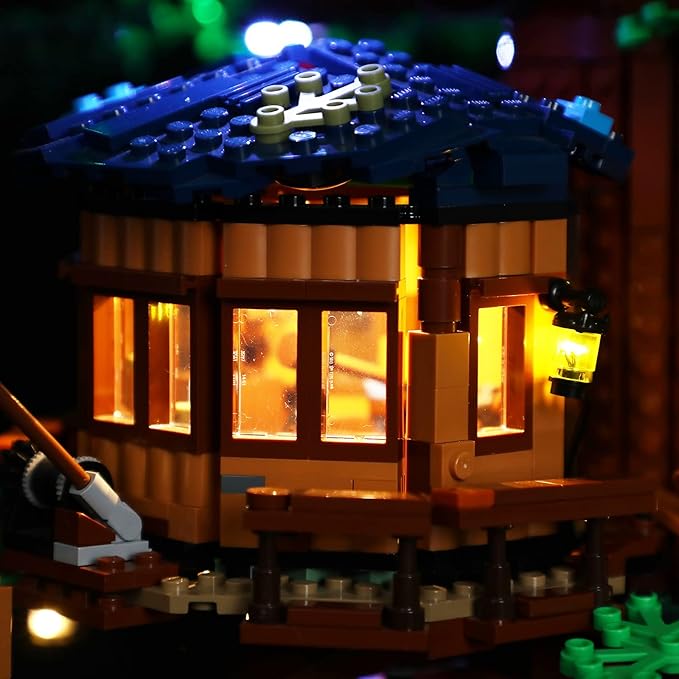 Lightailing Led Light for Lego 21318 Ideas Tree House Building Blocks Model：Remote-Control Version - NOT Included The Model Set