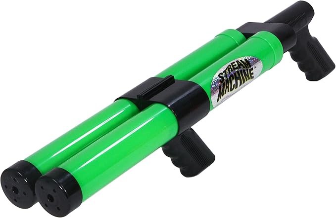 Stream Machine Water Gun Launcher - Double Barrel Water Blaster - Squirt Gun for Outdoor Games - Swimming Pool Toys (Colors Vary)