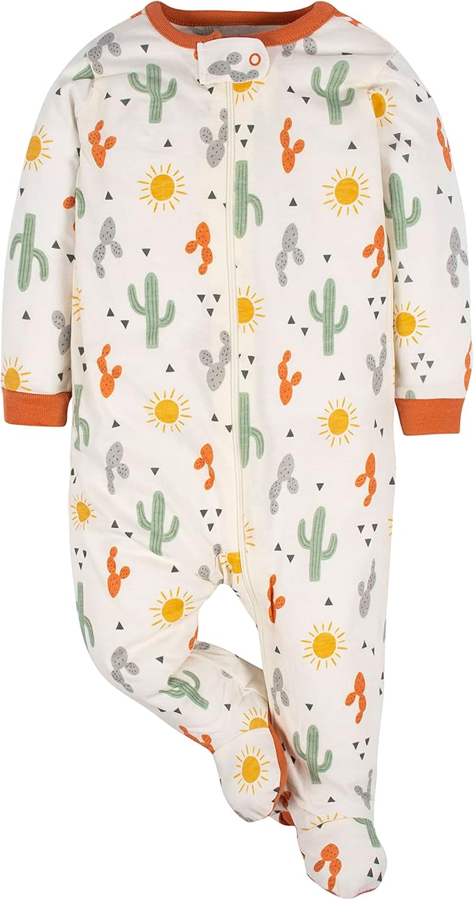 Gerber Baby Boys 4 Pack Sleep 'N Play Footie