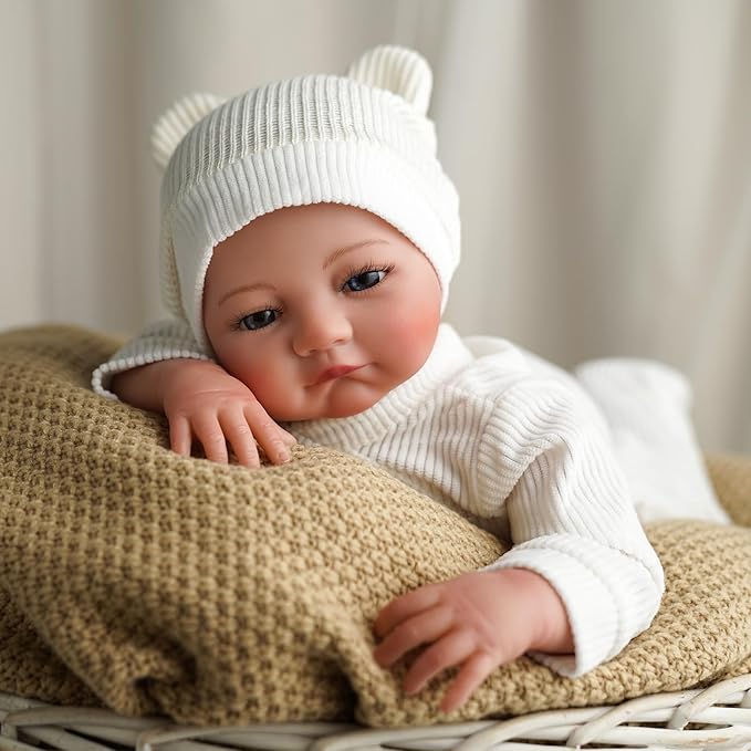 BABESIDE Lifelike Reborn Baby Dolls Boy - 20-Inch Baby Soft Body Realistic-Newborn Baby Doll Real Life Baby Dolls with Complete Accessories for 3+ Years Old Gifts