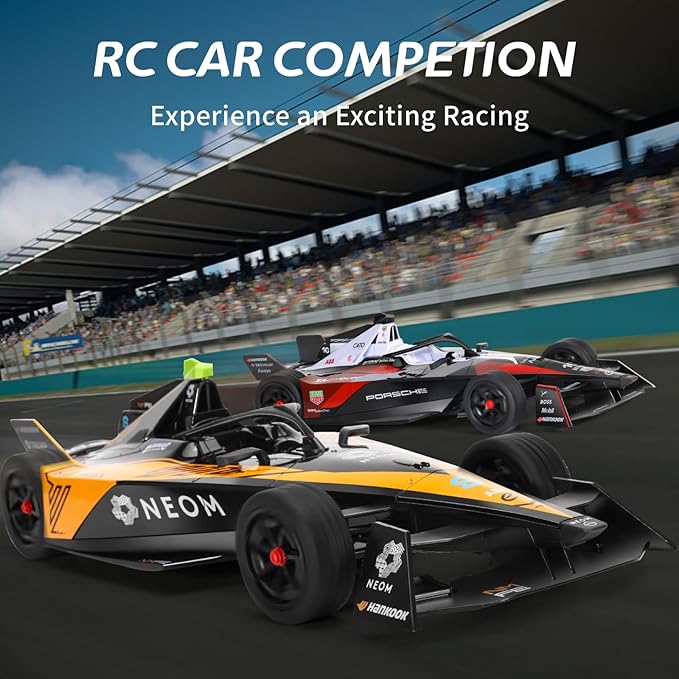 MIEBELY Remote Control Car - 1/14 Scale Authentic Licensed McLaren NEOM Formula Rc Race Car,2.4GHz 3.7V 500 mAh Car Toys, Racing Hobby Car Model Ideal Gifts for Adults Kids Boys Girls