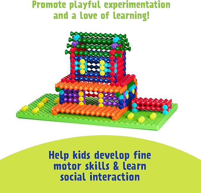 Playstix Construction Toy Building Blocks Set 211 Piece STEM Kit