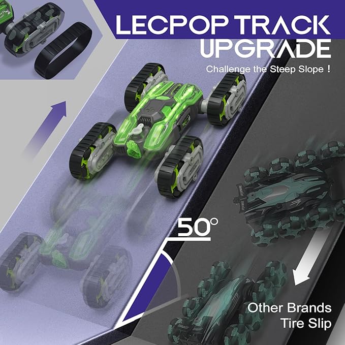 8WD Remote Control Car, 2.4GHz Gesture Sensing RC Stunt Car Double-Sided Driving Climbing Toy for Kids 9 10 11 12 Year Old Christmas Birthday Gifts, RC Cars Toys for Ages 6 7 8-13 14 Boys Girls