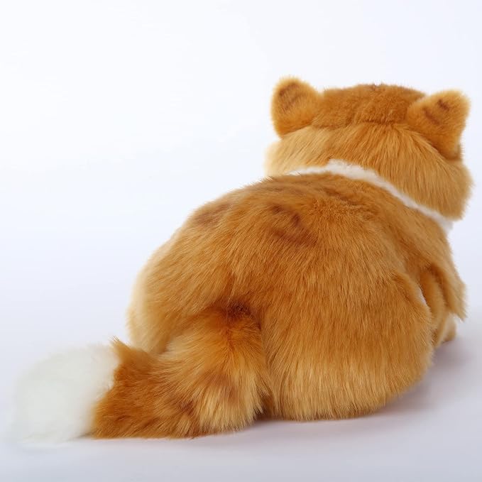 Adorable Stuffed Animals Cat -Handmade Plush Soft Cat -Present Gift for Boys/Girls (Tabby Cat)