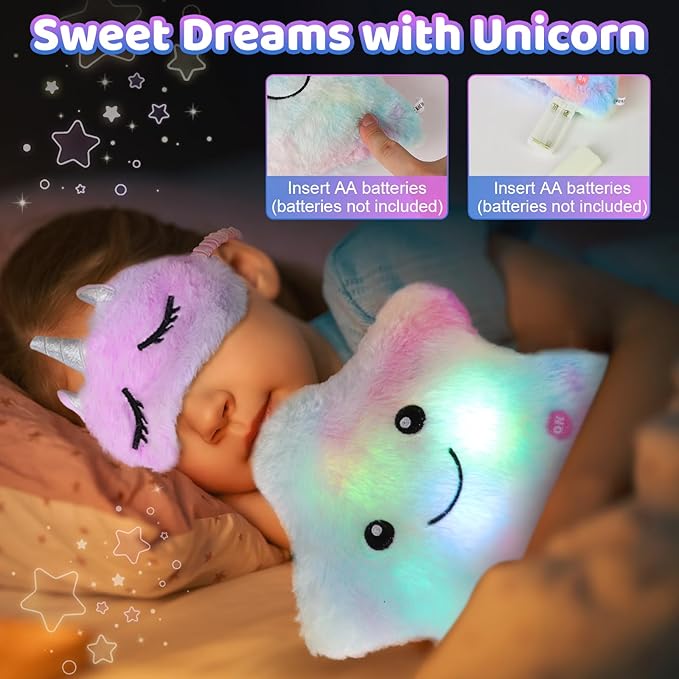 Jenria Unicorn Gifts for Girls, Kindergarten Graduation Gifts Birthday Gifts for Girls Age 3 4 5 6 7 8 9 10 Years Old Girl Birthday Gift Ideas, Girls Toys Age 6-8, Unicorn Toys for Daughter, Niece