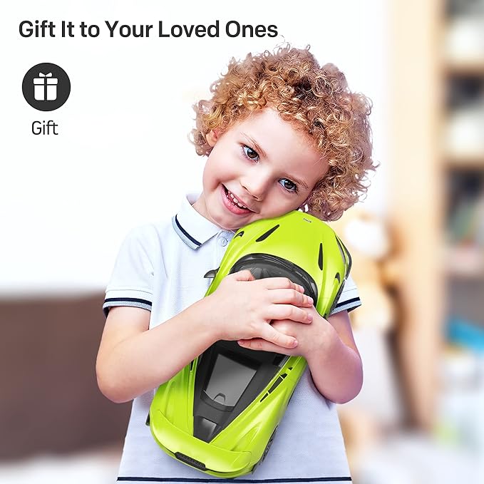 MIEBELY Remote Control Car, McLaren Rc Cars Officially Licensed 1/12 Scale 7.4V 900mAh Toy Car with 12km/h Fast Model Car Headlight for Adults Kids Boys Age 6-12 Year Birthday Ideas Gift Green
