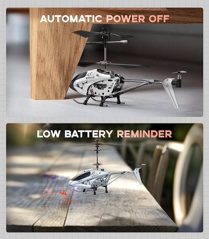 SYMA Remote Helicopter,RC Helicopter Toys for Boys with 16Mins Flight(2 Batteries),Altitude Hold,One Key Take Off/Landing,3.5 Channel,Gyro Stabilizer,RC Airplane Toys for 8-12 Boy Girl